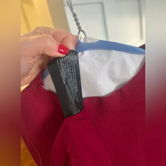 Theory Knit Combo Dress in Recycled Satin - Picture 11 of 14